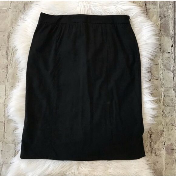 Theory Black Pencil Skirt Knee-Length Workwear - Picture 1 of 14